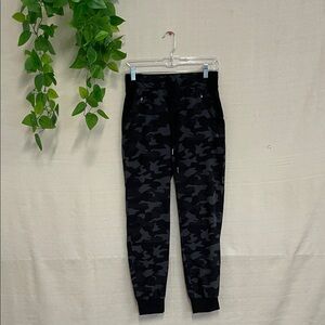 Apana Black Camouflage Jogger Pants